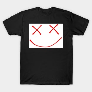 Red smiley design T-Shirt